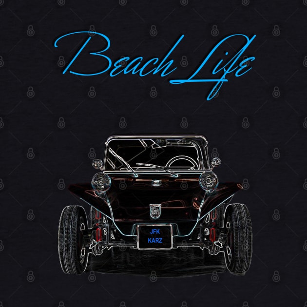 Beach Life Summer Car Front View by JFK KARZ